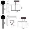 Fasano Tools Set Fasatura Vw 1.2, 1.4, 1.6, 1.9, 2.0D Tdi Pd - 2 Attrezzo bloccaggio del pignone ovale albero motore