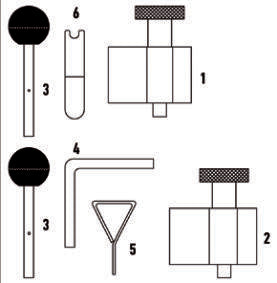 Fasano Tools Set Fasatura Vw 1.2, 1.4, 1.6, 1.9, 2.0D Tdi Pd - 2 Attrezzo bloccaggio del pignone ovale albero motore