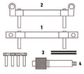 Fasano Tools Set Fasatura Motori Jeep E Chrysler 2.5 Crd / 2.8 Crd - 8 Perno bloccaggio volano (albero equilibratore)