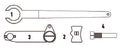 Fasano Tools Attrezzo Bloccaggio Pignone Albero - 4 Attrezzi di bloccaggio albero a camme (2 pezzi)
