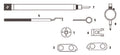 Fasano Tools Set Fasatura Motori Vag 1.8/2.0 Tfsi 4V (Catena) - 6 Tenditore catena di distribuzione