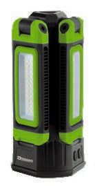 Fasano Tools Lampada Ricaricabile A 3 Fari Led Dotata Di Treppiedi - 6000/3000/1500 lm - 500 lm 9/5/3 h 10 h 90x90x205 1080