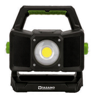 Fasano Tools Faro Da Lavoro Ricaricabile A Led Con Casse Wireless - 4000/2000/1000/400 3,5 - 18 h 3,5 h 210x210