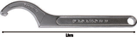 Fasano Tools Chiave A Settore Con Nasello Quadro - 30-32 2.5 135.0