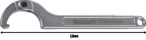 Fasano Tools Chiave A Settore Articolata Con Nasello Tondo - 120-180 7.76 495.0