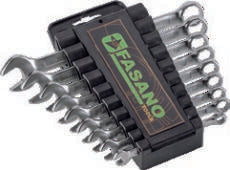 Fasano Tools Set Chiavi Combinate Poligonali - 9 8, 10, 11, 12, 13, 14, 15, 17, 19mm