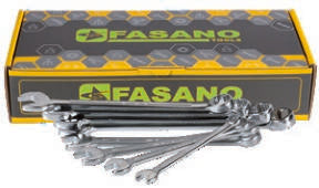 Fasano Tools Set Chiavi Combinate Poligonali Extra Lunghe - 10 10, 11, 12, 13, 14, 15, 16, 17, 18, 19mm