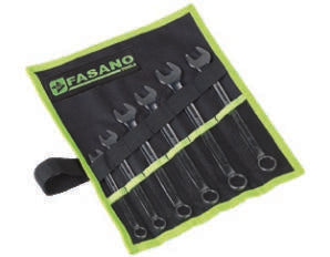 Fasano Tools Set Chiavi Combinate Poligonali - 9 8, 10, 11, 12, 13, 14, 15, 17, 19mm