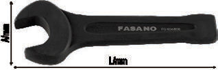 Fasano Tools Chiave A Forchetta A Percussione - 860 60-100