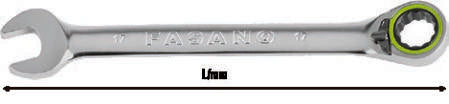 Fasano Tools Chiave Combinata A Cricco Reversibile - 9 158.0