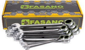 Fasano Tools Set Chiavi Combinate Reversibili - 9 8, 10, 11, 12, 13, 14, 15, 17, 19mm