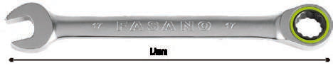 Fasano Tools Chiave Combinata A Cricco Non Reversibile - 9 158.5