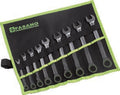 Fasano Tools Set Chiavi Combinate A Cricco Non Reversibili - 9 8, 10, 11, 12, 13, 14, 15, 17, 19mm