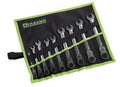 Fasano Tools Set Chiavi Combinate A Cricco Flessibili - 9 8, 10, 12, 13, 15, 16, 17, 18, 19mm