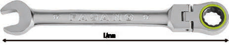 Fasano Tools Chiave Combinata A Cricco Flessibile - 9 158