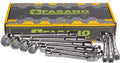 Fasano Tools Set Chiavi A Pipa Esagonali-Poligonali - 9 8, 10, 11, 12, 13, 15, 17, 18, 19mm