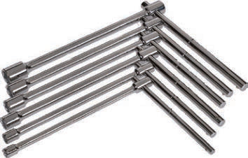 Fasano Tools Set 6 Chiavi A T Esagonali Semplici - 6 8, 10, 12, 13, 14, 17mm