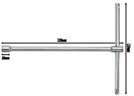 Fasano Tools Chiave A T Esagonale Semplice - 9 397 146