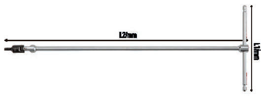 Fasano Tools Chiave A T Maschio Torx Snodata - TX45 412 160