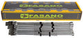 Fasano Tools Set Chiavi A T Snodate Torx - 8 TX20, 25, 27, 30, 40, 45, 50, 55