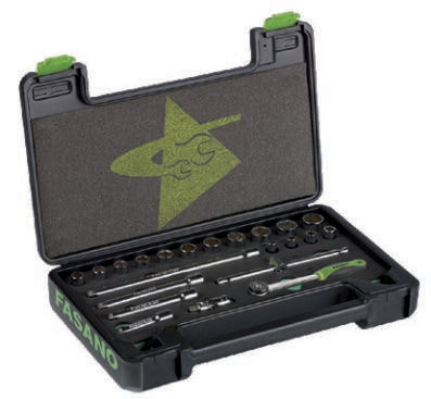Fasano Tools Set 22 Utensili - Attacco 3/8" - 22