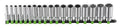Fasano Tools Set 18 Chiavi A Bussola Poligonali - Attacco 3/8" - 24 31.5 28.8 13.2 73.0