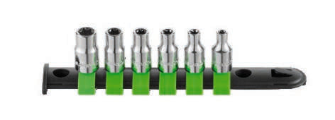 Fasano Tools Set 6 Chiavi A Bussola Torx - Attacco 1/4" - 6 4,5,6,7,8,10E