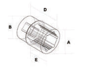 Fasano Tools Chiave A Bussola Esagonale Rinforzata Lunga - Attacco 1/2" - 17 26.5 30 17 80