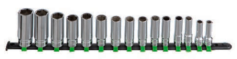 Fasano Tools Chiave A Bussola Esagonale Lunga - Attacco 3/8" - 23 31.5 28.8 13.2 73.0