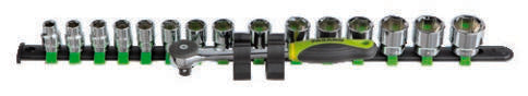 Fasano Tools Set 15 Chiavi A Bussola Esagonali - Attacco 3/8" - 15 8,9,10,11,12,13,14,15,16,17,18,19,21,22,23mm