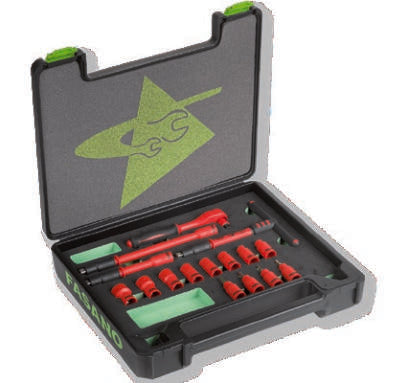 Fasano Tools Set 6 Chiavi A Bussola Isolate Da 3/8'' - 16pz