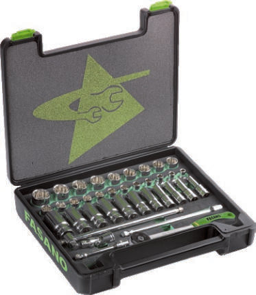 Fasano Tools Set 37 Utensili - Attacco 1/2" - 37