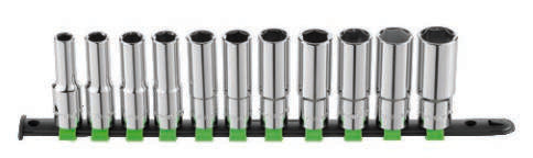 Fasano Tools Set Chiavi A Bussola Esagonali Lunghe - Attacco 1/2" - 9 23,24,25,26,27,28,29,30,32mm