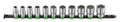 Fasano Tools Set 11 Chiavi A Bussola Poligonali In Pollici - Attacco 1/2"