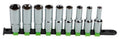 Fasano Tools Set 9 Chiavi A Bussola Torx Lunghe - Attacco 1/2" - 9 8,10,12,14,16,18,20,22,24E