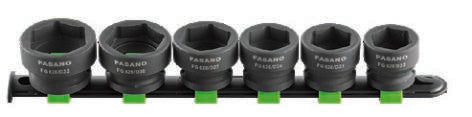 Fasano Tools Set 6 Chiavi A Bussola Esagonali Rinforzate Piatte - - 6 22,23,24,27,30,32mm