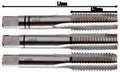Fasano Tools Serie 3 Maschi A Mano Destrorsi In Acciaio Hss - Passo - 7x1 6.0 19 50