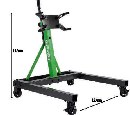 Fasano Tools Cavalletto Sostegno Motore - 560 860 725