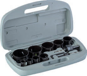 Fasano Tools Set 9 Frese A Tazza In Acciaio Hss Bi-Metal + Accessori - 12