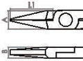 Fasano Tools Micropinza A Becchi Piatti Corti Liscii - 125