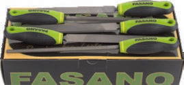 Fasano Tools Lime Con Impugnatura A Taglio Bastardo 8'' - Triangolare 200