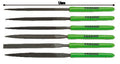 Fasano Tools Set Lime Ad Ago Con Impugnatura In Custodia Di Nylon