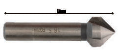 Fasano Tools Fresa A Svasare Ed Incassare A 3 Taglienti - 6.3 45