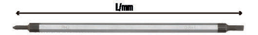 Fasano Tools Giravite Bivalente Per Viti Con Testa A Intaglio - 175 2 6.5 mm