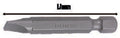 Fasano Tools Inserto Da 1/4'' Per Viti Con Testa A Intaglio - 1.6X8 25 3