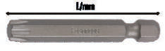 Fasano Tools Inserto Da 1/4'' Per Viti Con Testa Torx - 9 50 3