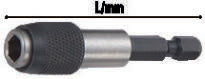 Fasano Tools Porta Inserti Per Avvitatori - 1/4''x1/4'' 100