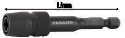 Fasano Tools Porta Inserti Rinforzato Magnetico Per Avvitatori - 1/4" 60
