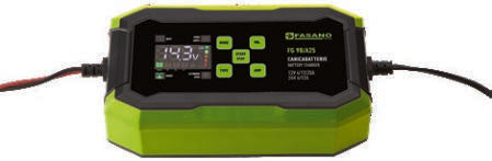 Fasano Tools Caricabatterie E Mantenitore Di Carica 12/24V - 4/12/25A (12V) 4/12A (24V) 10Ah - 300Ah