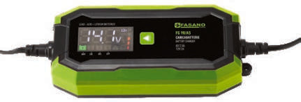 Fasano Tools Caricabatterie E Mantenitore Di Carica 6/12V - 2.5A (6V) 5A (12V) 5Ah - 80 Ah
